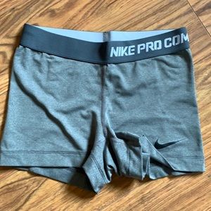 Nike pro combat spandex shorts